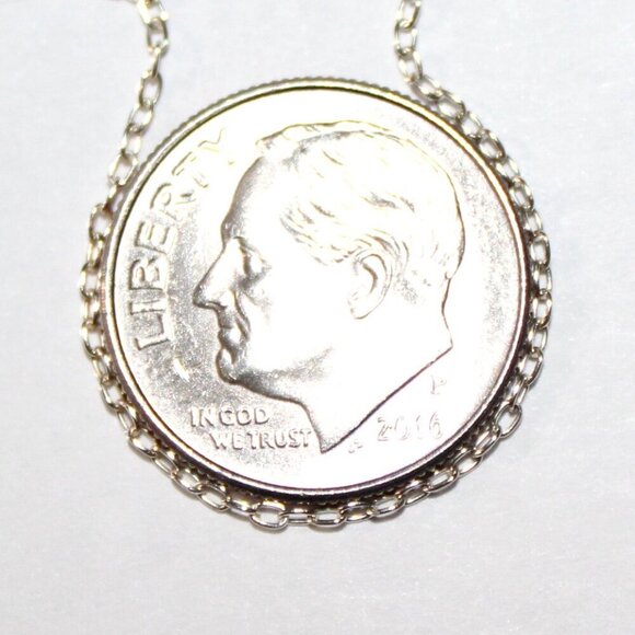 Sterling silver Gold Tone Angel Necklace - Picture 4 of 7